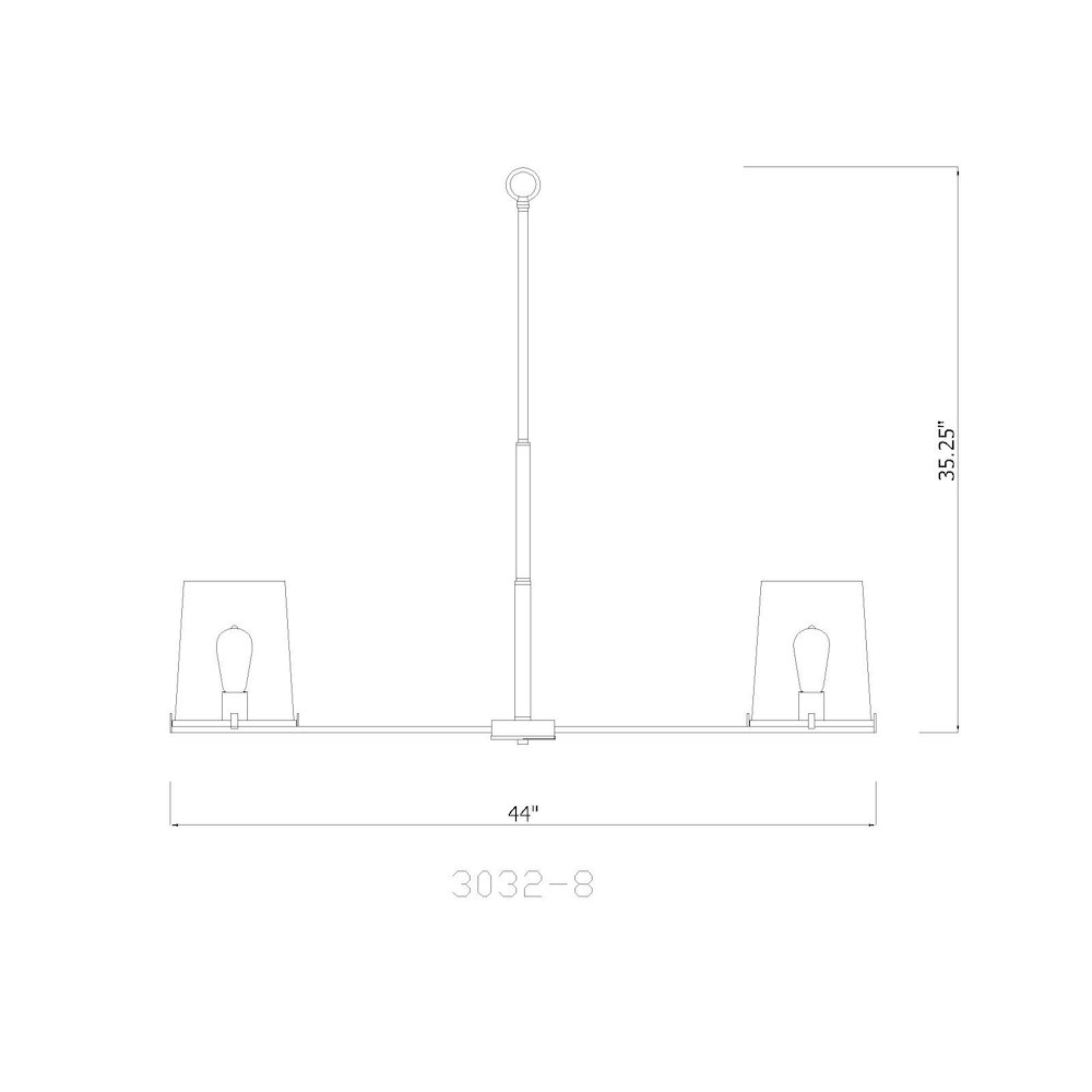 Z-Lite 8 Light Chandelier
