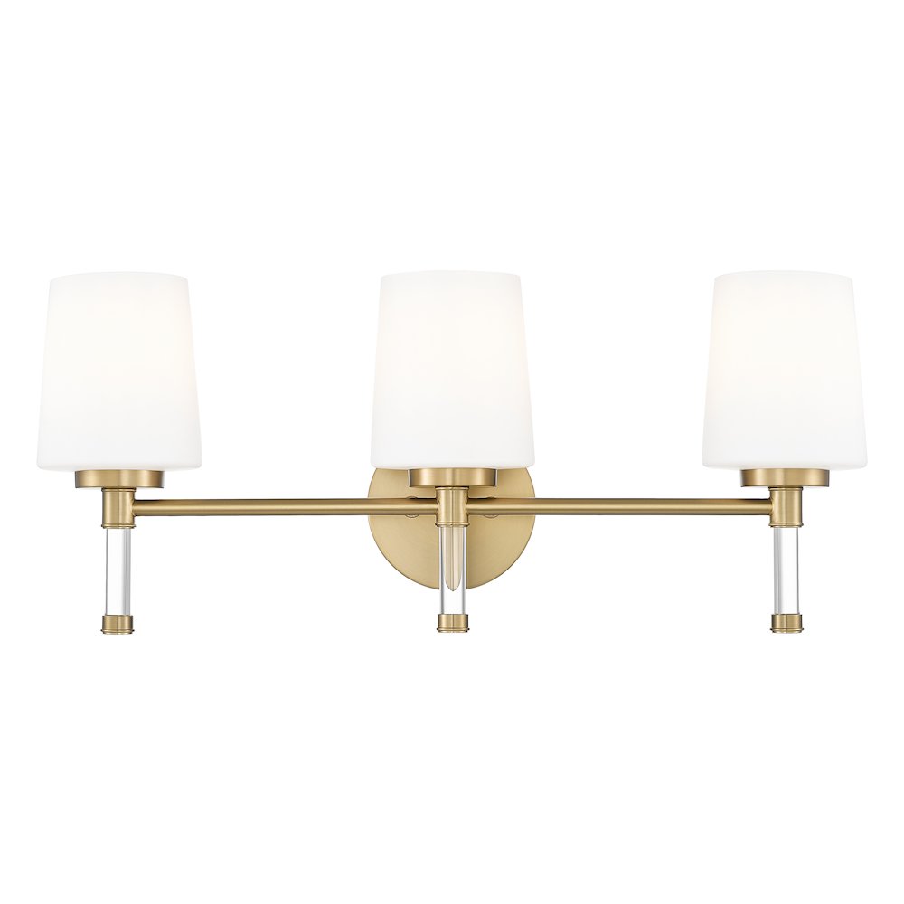 Z-Lite 3 Light Vanity, Modern Gold