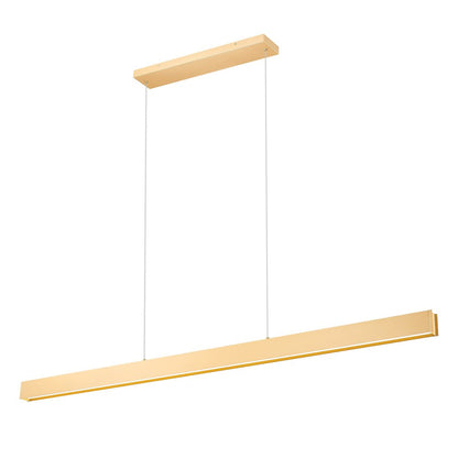 Z-Lite 1 Light Linear Chandelier, Gold