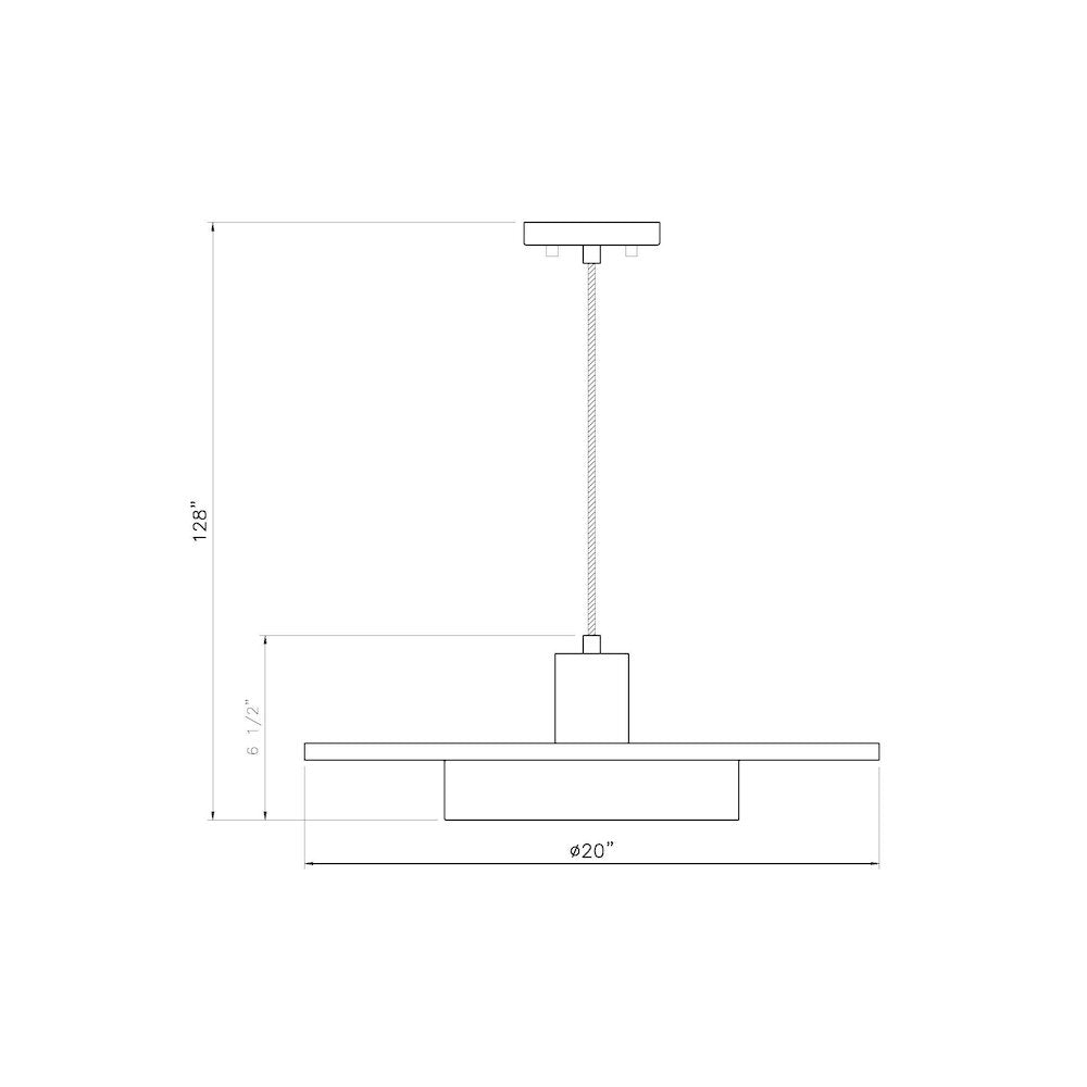 Z-Lite 1 Light Pendant, Matte White + Modern Gold