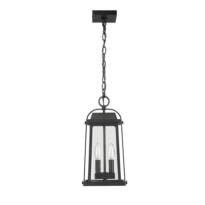 Z-Lite 2 Light Outdoor Chain Mount Ceiling Fixture