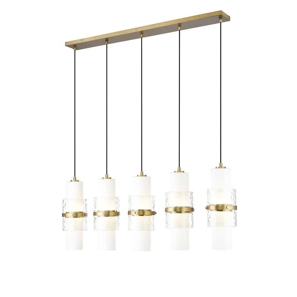Z-Lite 5 Light Linear Chandelier