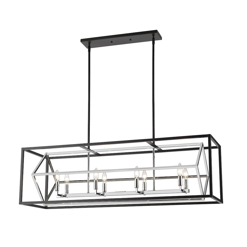 Z-Lite 8 Light Linear Chandelier