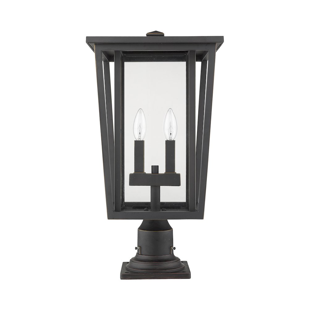Z-Lite 2 Light Outdoor Pier Mounted Fixture
