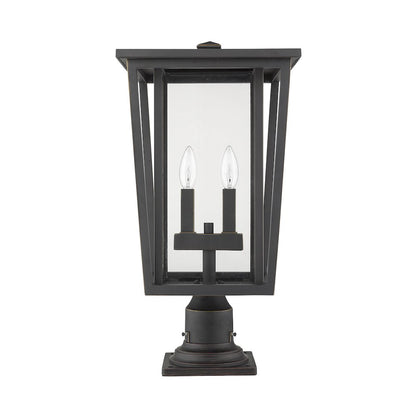 Z-Lite 2 Light Outdoor Pier Mounted Fixture