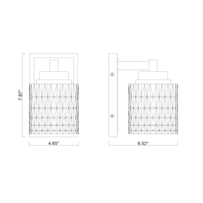 Z-Lite 1 Light Wall Sconce, Brushed Nickel