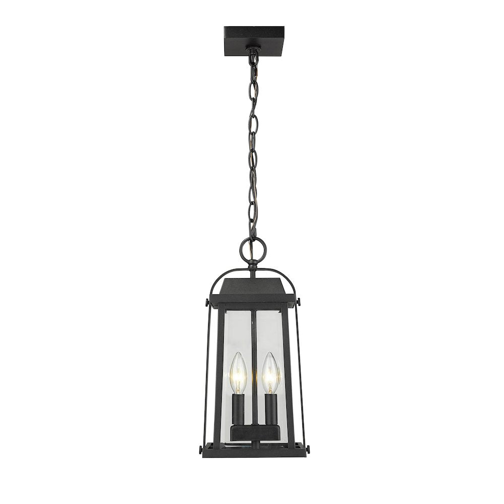 Z-Lite 2 Light Outdoor Chain Mount Ceiling Fixture