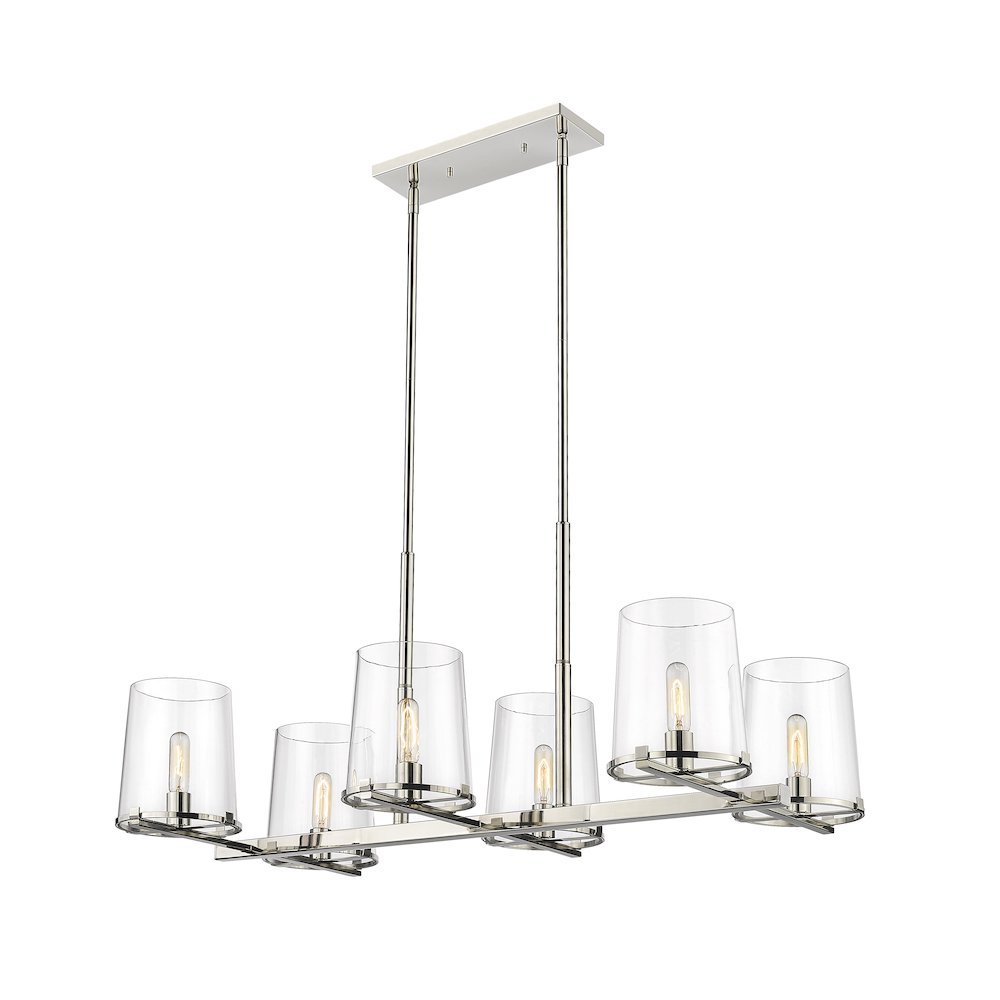 Z-Lite 6 Light Linear Chandelier