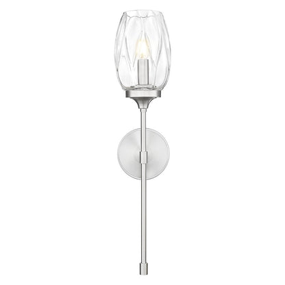 Z-Lite 1 Light Wall Sconce, Brushed Nickel