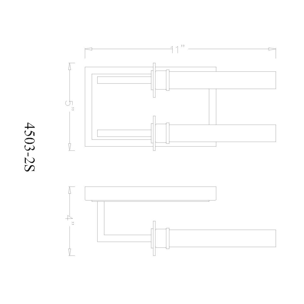 Z-Lite 1 Light Wall Sconce, Matte Black
