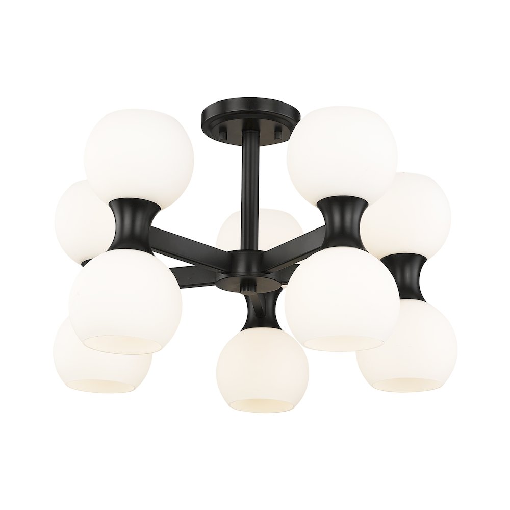 Z-Lite 10 Light Semi Flush Mount