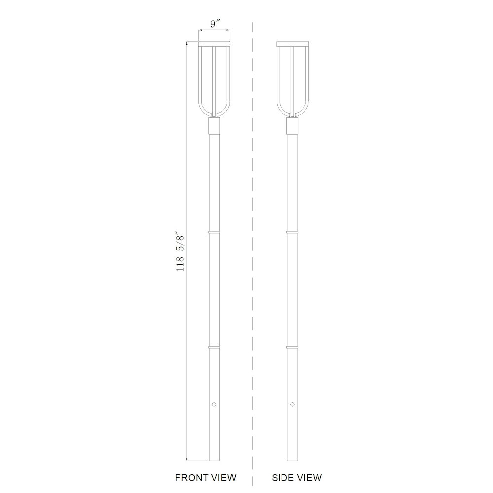Z-Lite 1 Light Outdoor Post Mounted Fixture