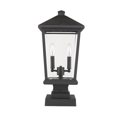 Z-Lite 2 Light Outdoor Pier Mounted Fixture