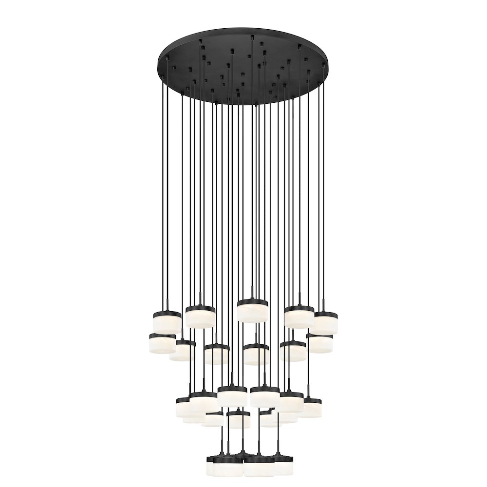 Z-Lite 27 Light Chandelier, Matte Black