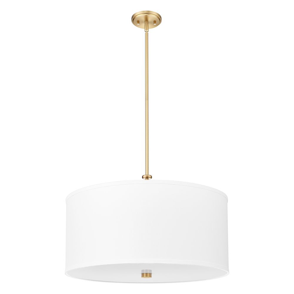 Z-Lite 1 Light Pendant, Modern Gold