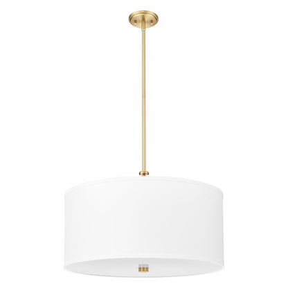 Z-Lite 1 Light Pendant, Modern Gold