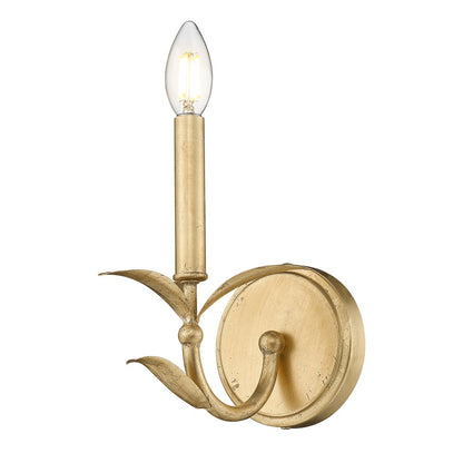 Z-Lite 1 Light Wall Sconce, Gold Leaf
