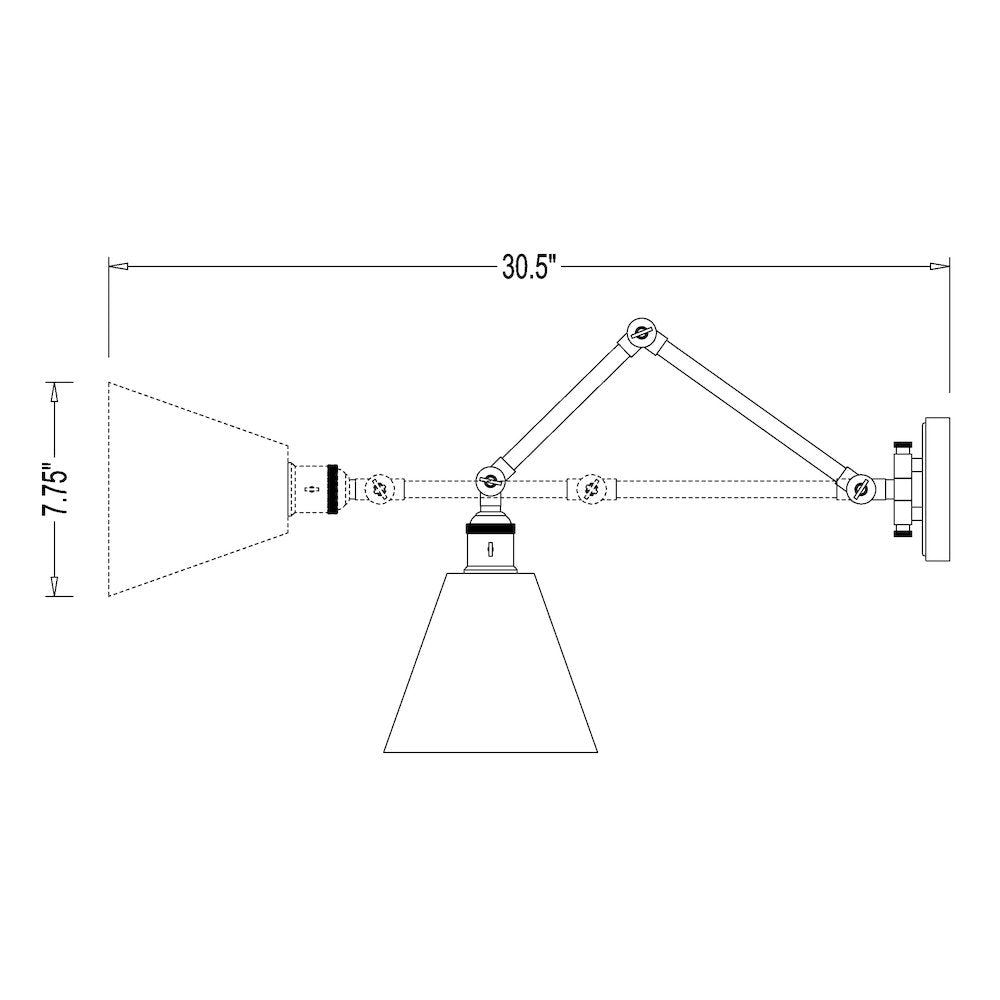 Z-Lite 1 Light Wall Sconce
