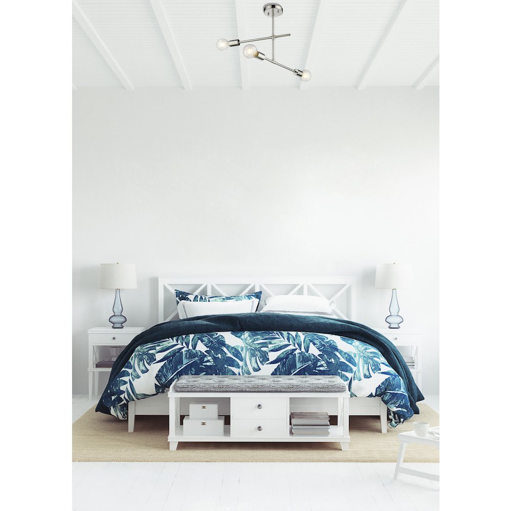 Z-Lite 3 Light Semi Flush Mount