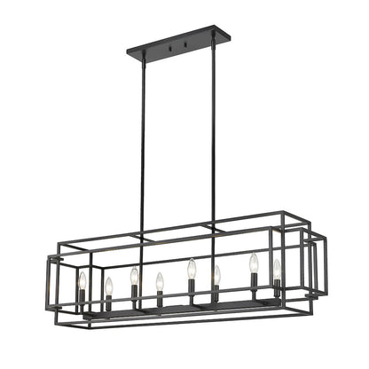 Z-Lite 8 Light Linear Chandelier