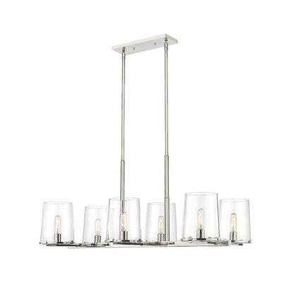 Z-Lite 6 Light Linear Chandelier
