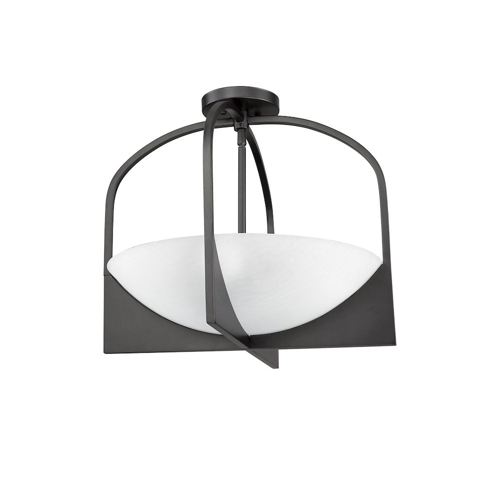 Z-Lite 4 Light Semi Flush Mount