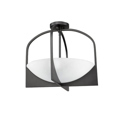 Z-Lite 4 Light Semi Flush Mount