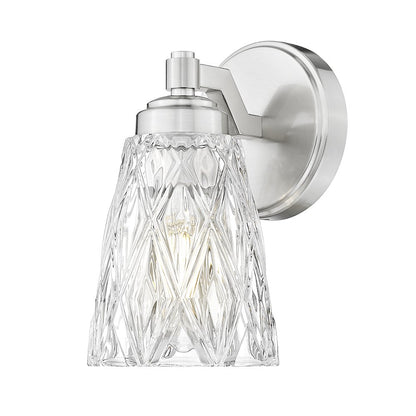 Z-Lite 1 Light Wall Sconce, Brushed Nickel