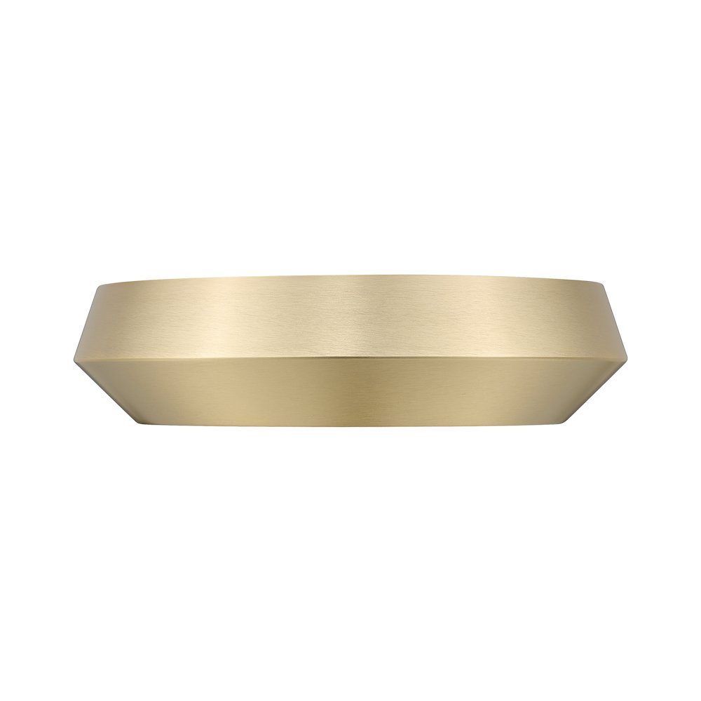 Z-Lite 1 Light Flush Mount, Modern Gold