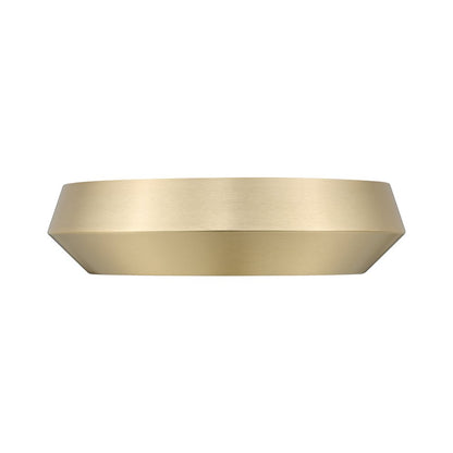 Z-Lite 1 Light Flush Mount, Modern Gold