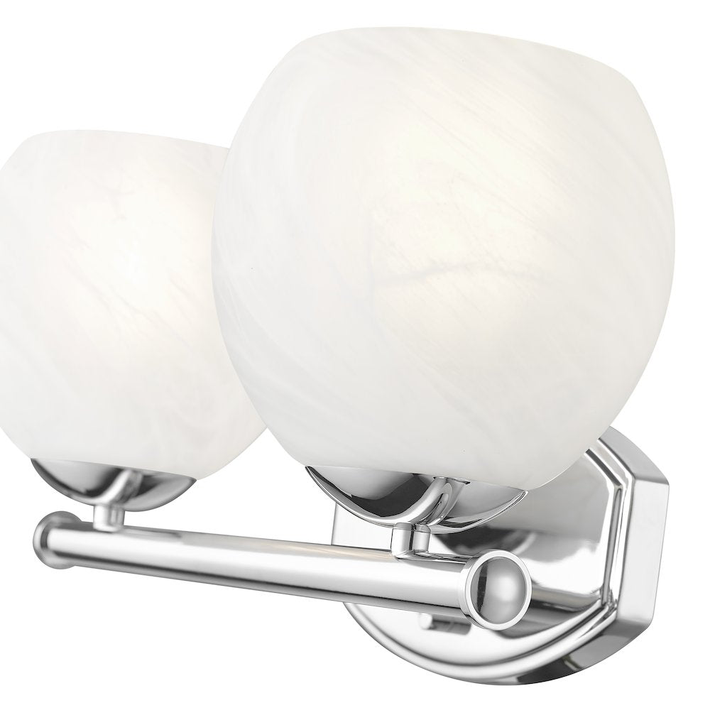 Z-Lite 2 Light Vanity, Chrome