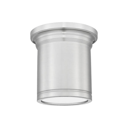 Z-Lite 1 Light Flush Mount, Brushed Nickel