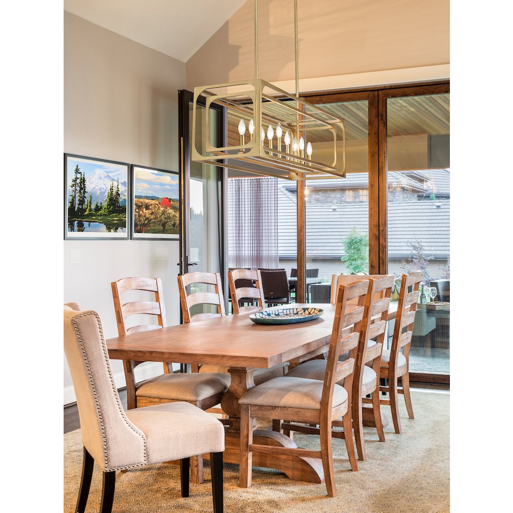 Z-Lite 9 Light Linear Chandelier