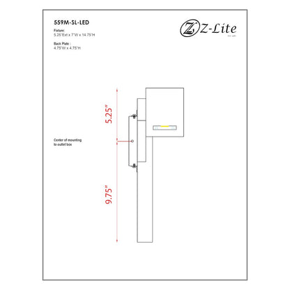 Z-Lite 1 Light Outdoor Wall Light