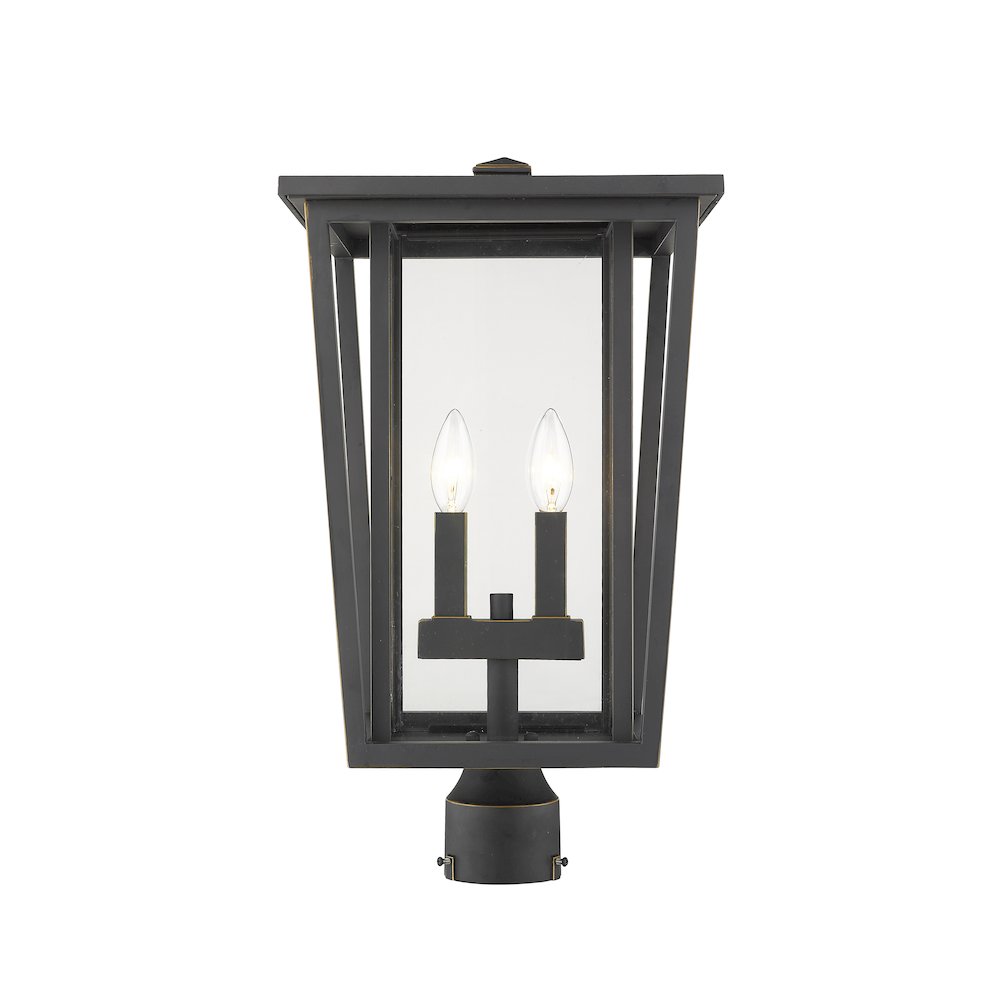 Z-Lite 2 Light Outdoor Post Mount Fixture