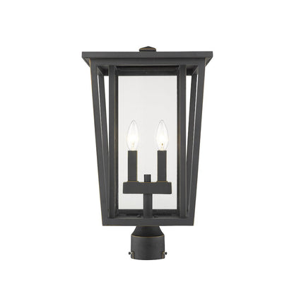 Z-Lite 2 Light Outdoor Post Mount Fixture