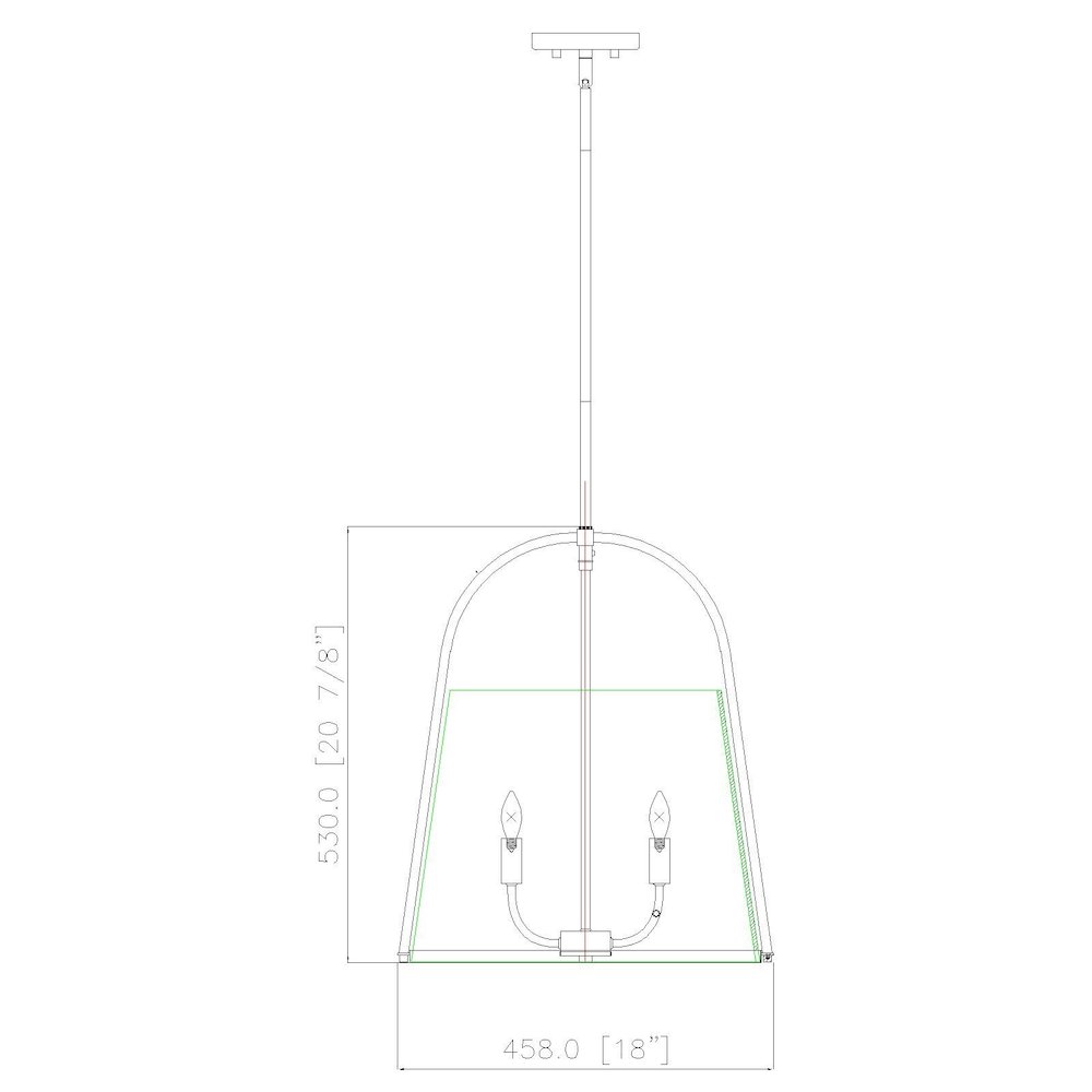Z-Lite 5 Light Pendant