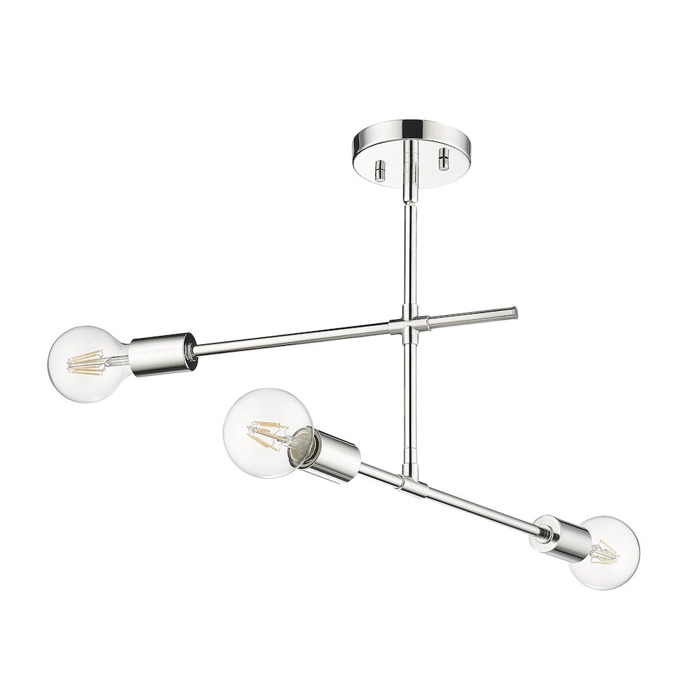 Z-Lite 3 Light Semi Flush Mount