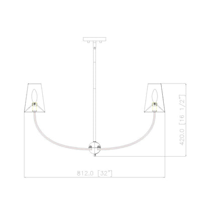 Z-Lite 5 Light Chandelier