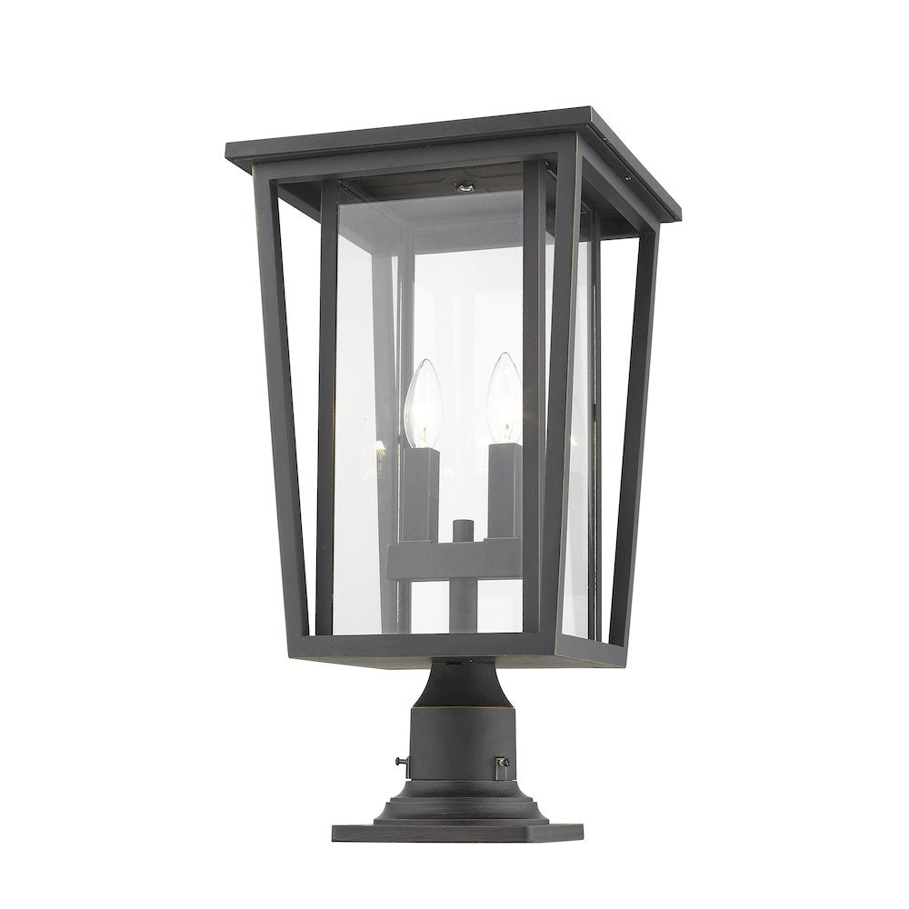 Z-Lite 2 Light Outdoor Pier Mounted Fixture