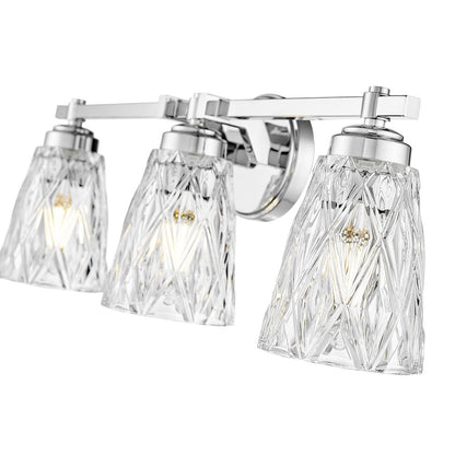 Z-Lite 3 Light Vanity, Chrome