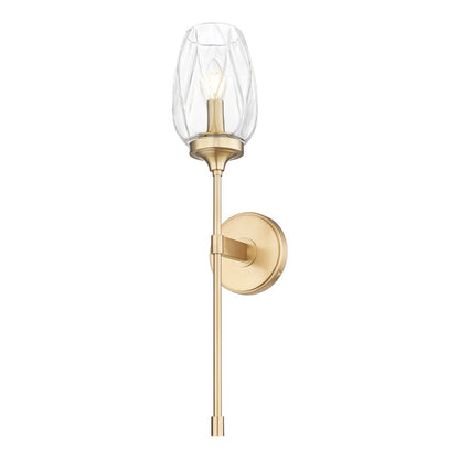 Z-Lite 1 Light Wall Sconce, Modern Gold