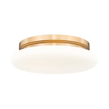 Soleil 1 Light Modern Gold Flush Mount
