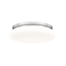 Soleil 1 Light Brushed Nickel Flush Mount