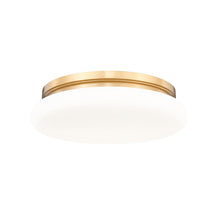 Soleil 1 Light Modern Gold Flush Mount