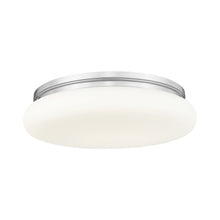 Soleil 1 Light Brushed Nickel Flush Mount