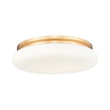Soleil 1 Light Modern Gold Flush Mount