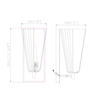 Z-Lite 1 Light Wall Sconce