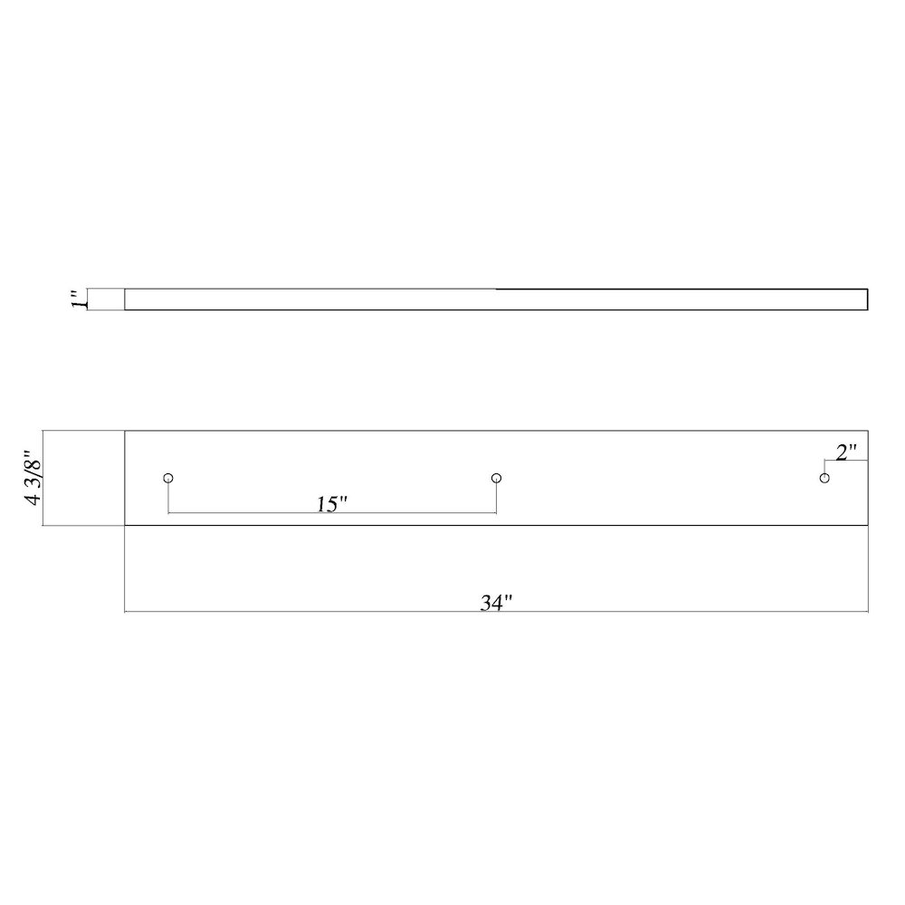 Z-Lite Multi Point Canopy 2 Light Ceiling Plate, Brushed Nickel