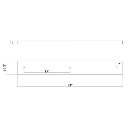 Z-Lite Multi Point Canopy 2 Light Ceiling Plate, Brushed Nickel